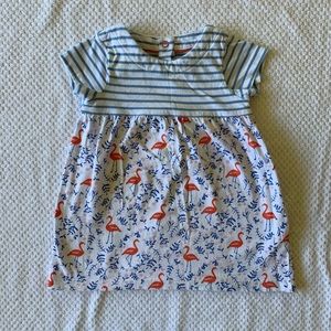 Baby Boden Flamingo Dress - 3-6M